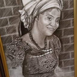 Portrait of a Nigerian woman